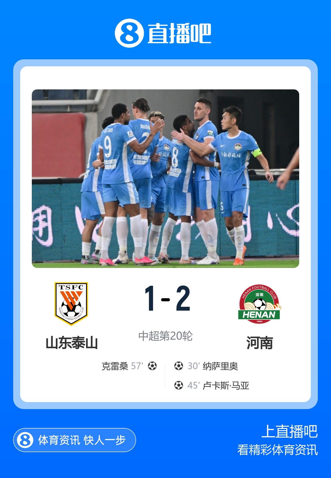 纳萨里奥传射破17年魔咒 山东1-2河南近4轮3负 纳萨里奥传射破17年魔咒 山东1-2河南近4轮3负