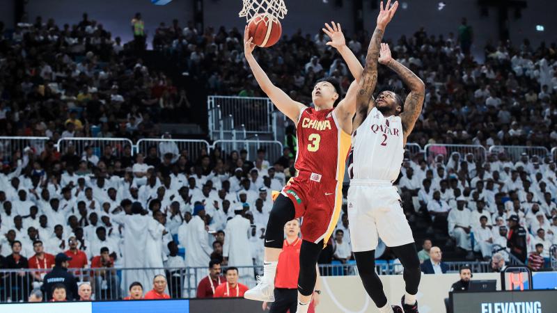 [CCTV全场集锦]🏀世亚预-中国男篮5人上双大胜卡塔尔！杨瀚森20分钟15分9板